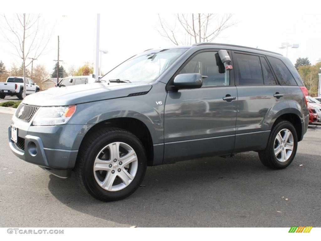 Azure Grey Metallic 2008 Suzuki Grand Vitara Luxury 4x4 Exterior Photo #39682039