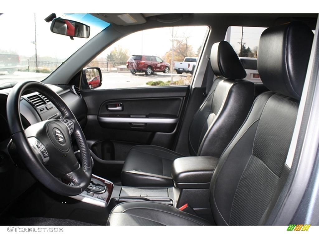 Black Interior 2008 Suzuki Grand Vitara Luxury 4x4 Photo #39682111