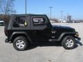 Black 2002 Jeep Wrangler X 4x4 Exterior