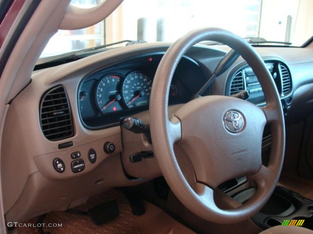 2005 Tundra SR5 Double Cab 4x4 - Salsa Red Pearl / Light Charcoal photo #5