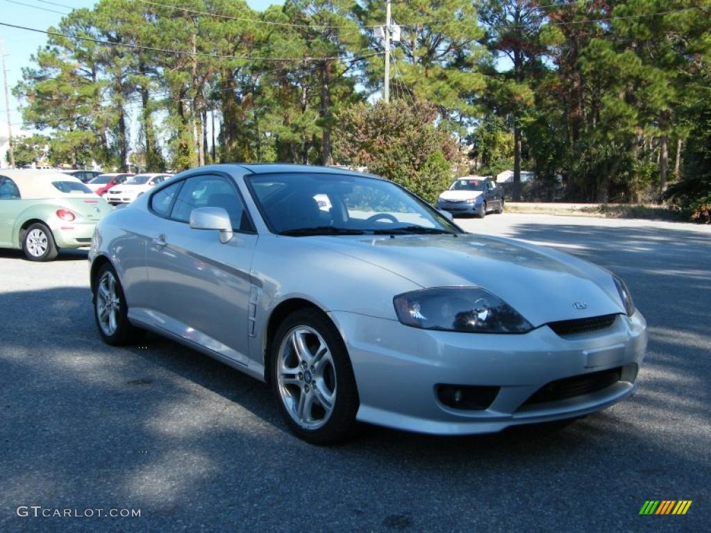 Sterling Silver Metallic 2006 Hyundai Tiburon GS Exterior Photo #39683703