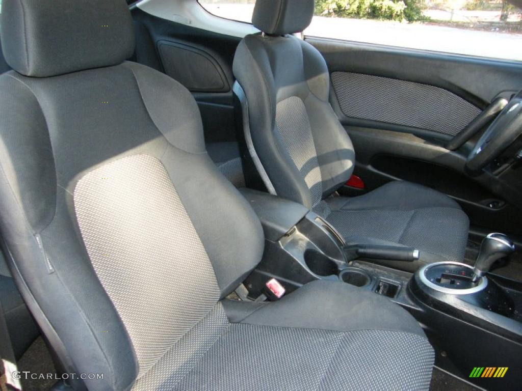 Black Interior 2006 Hyundai Tiburon GS Photo #39683963
