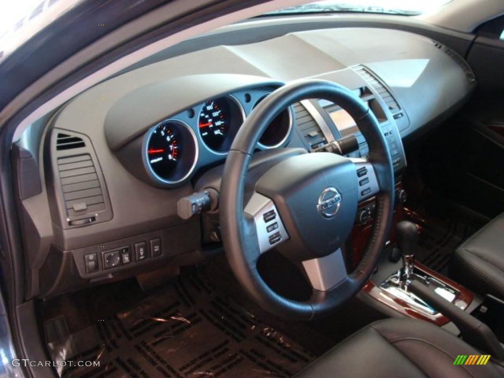 Charcoal Black Interior 2008 Nissan Maxima 3.5 SL Photo #39684099