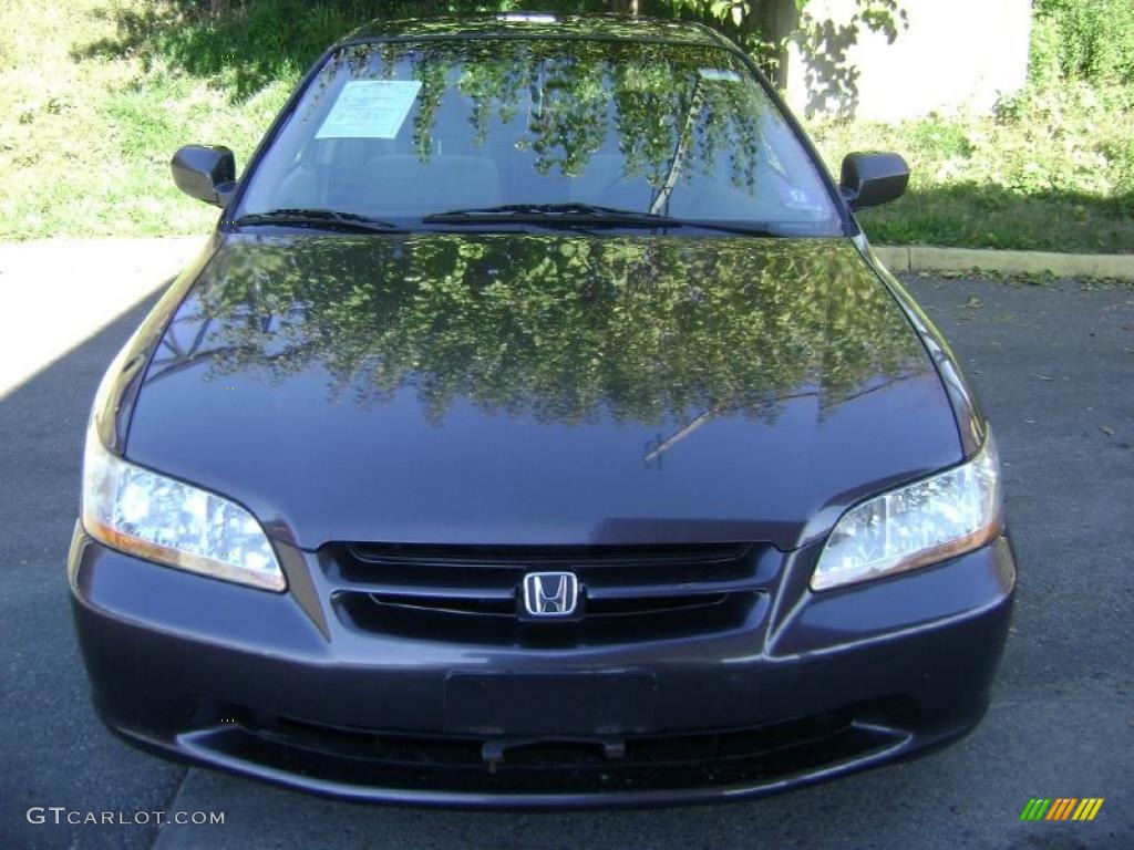 1999 Accord LX Sedan - Flamenco Black Pearl / Gray photo #3