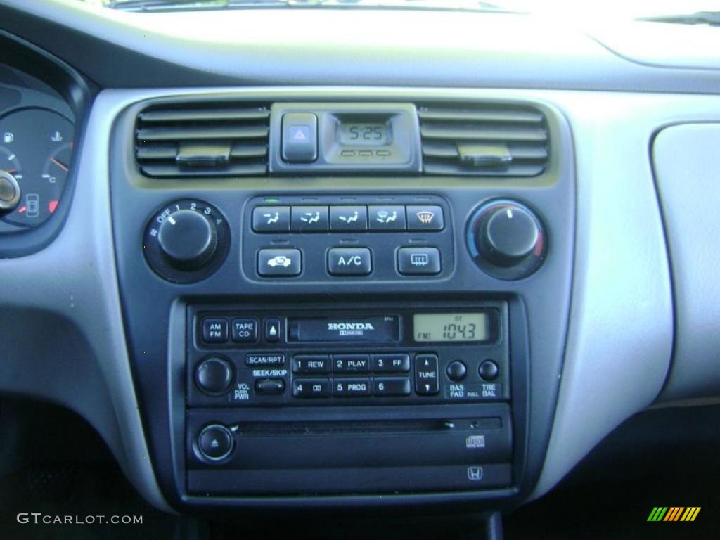 1999 Accord LX Sedan - Flamenco Black Pearl / Gray photo #7