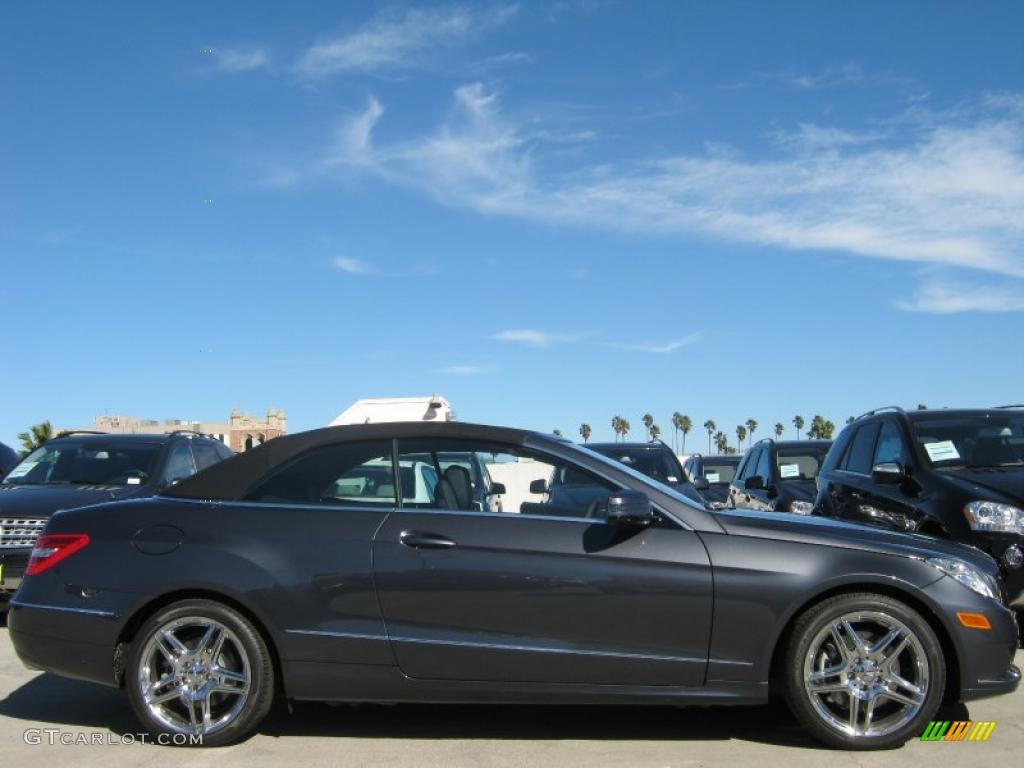 Steel Grey Metallic 2011 Mercedes-Benz E 350 Cabriolet Exterior Photo #39685651