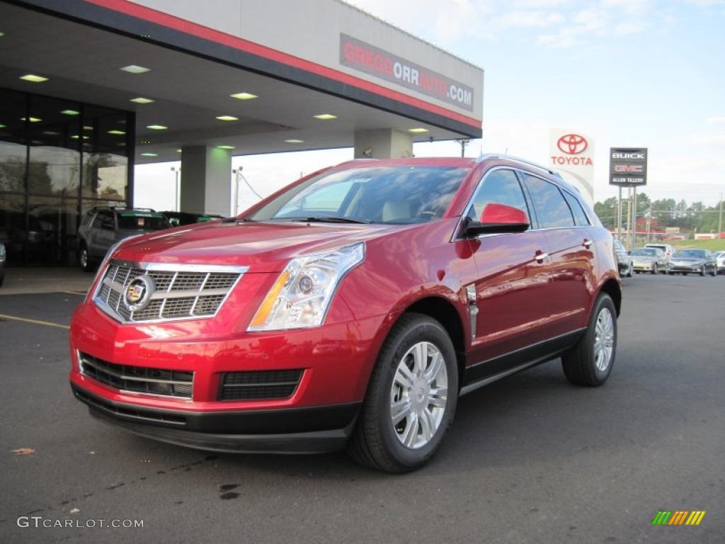 2011 SRX FWD - Crystal Red Tintcoat / Titanium/Ebony photo #1