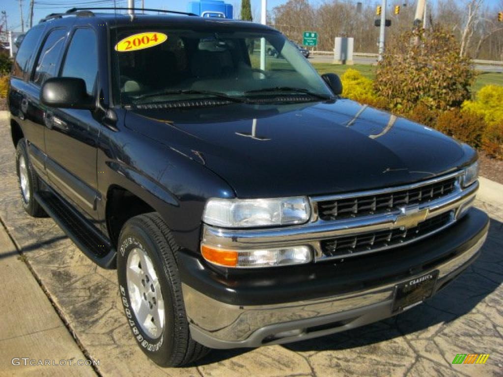 2004 Tahoe LS - Dark Blue Metallic / Gray/Dark Charcoal photo #1