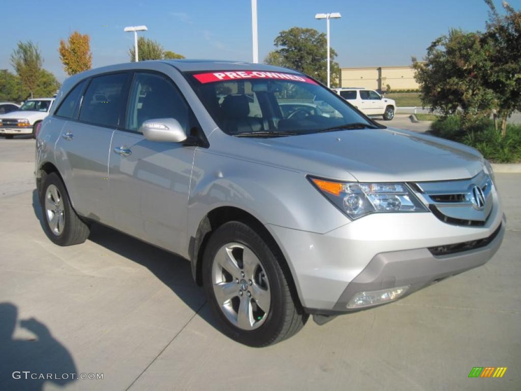Billet Silver Metallic 2009 Acura MDX Standard MDX Model Exterior Photo #39691379