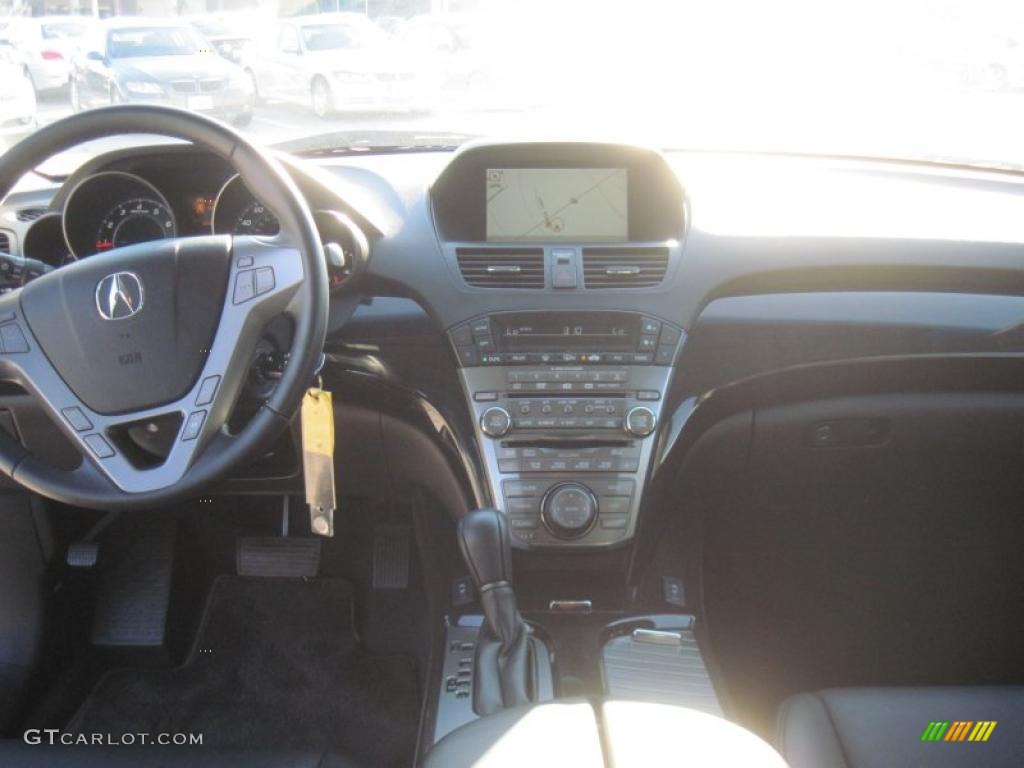 2009 Acura MDX Standard MDX Model Ebony Dashboard Photo #39691503