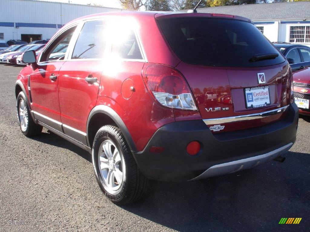 2010 VUE XE - Crystal Red Tintcoat / Gray photo #6