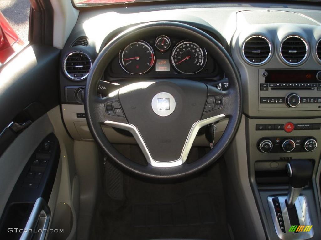 2010 VUE XE - Crystal Red Tintcoat / Gray photo #13