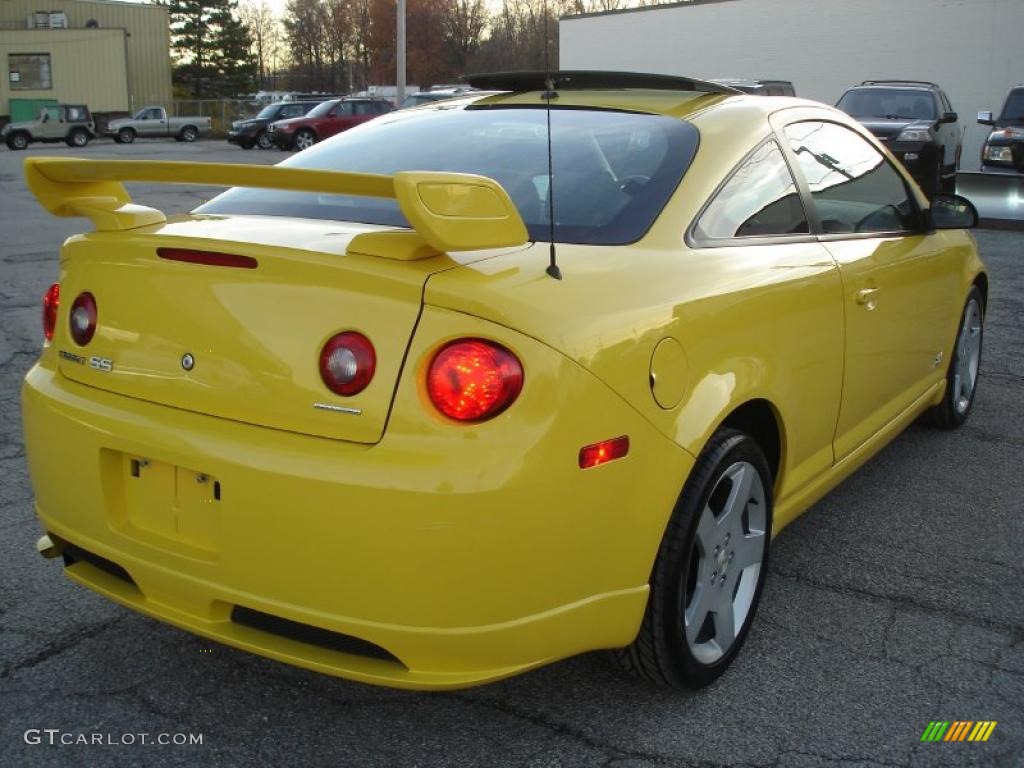 2007 Cobalt SS Supercharged Coupe - Rally Yellow / Ebony photo #4