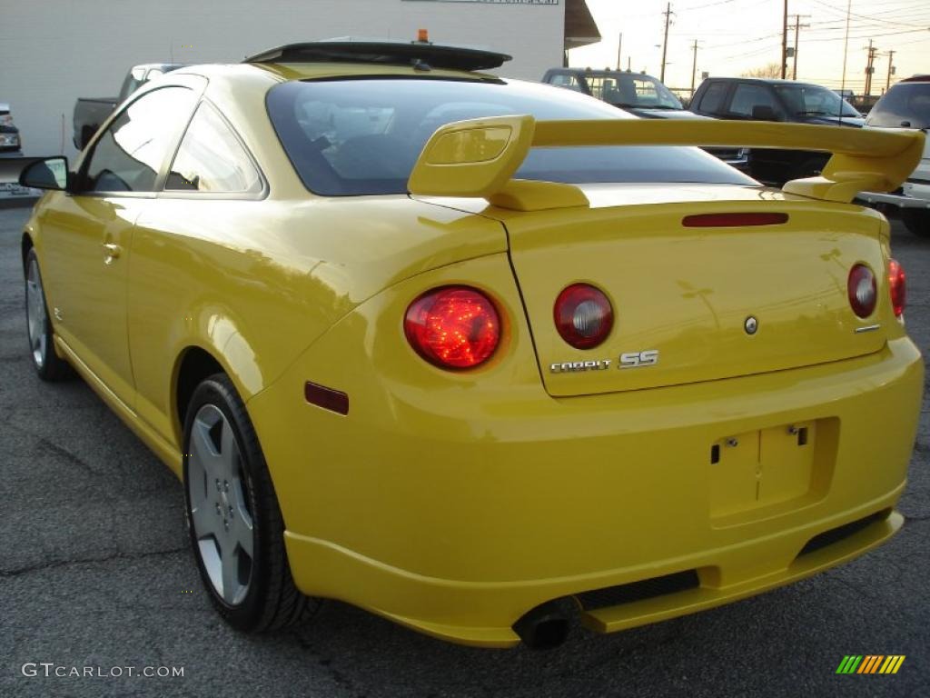 2007 Cobalt SS Supercharged Coupe - Rally Yellow / Ebony photo #6