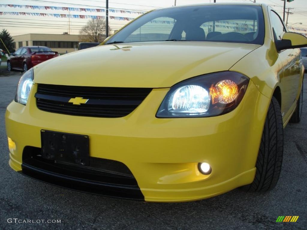 2007 Cobalt SS Supercharged Coupe - Rally Yellow / Ebony photo #39