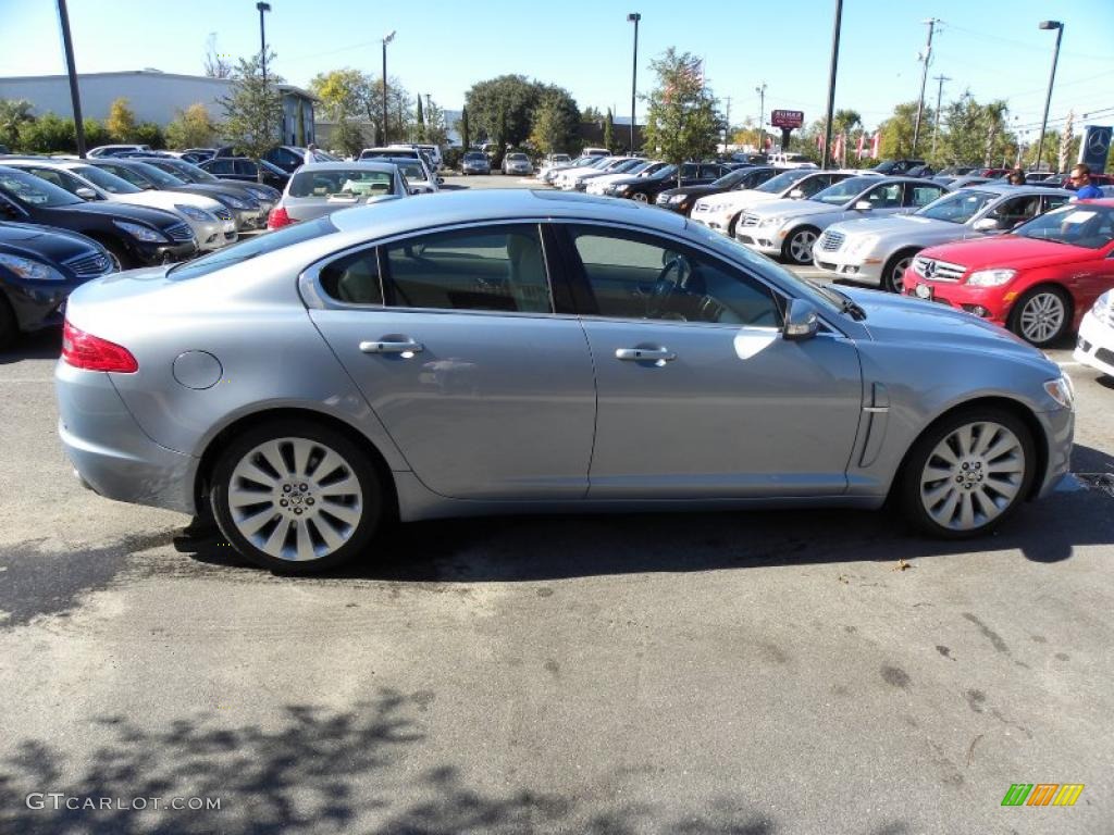 Frost Blue Metallic 2009 Jaguar XF Premium Luxury Exterior Photo #39696843