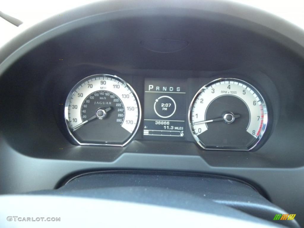 2009 Jaguar XF Premium Luxury Gauges Photo #39697004