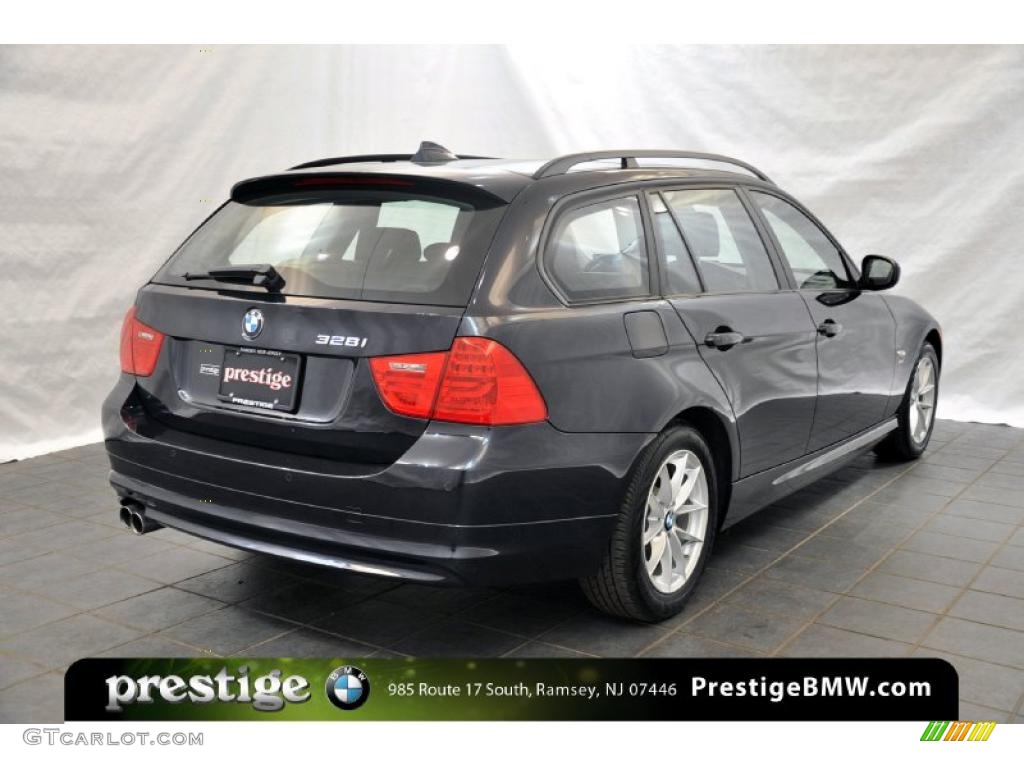 2010 3 Series 328i xDrive Sports Wagon - Monaco Blue Metallic / Black photo #2