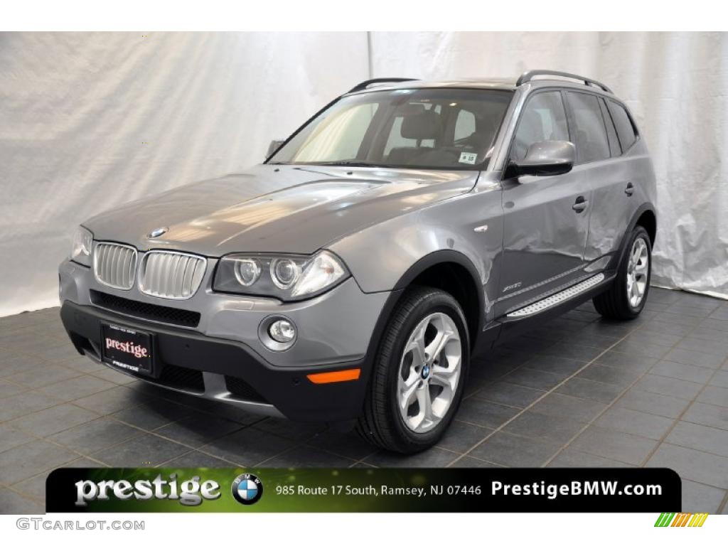 2010 X3 xDrive30i - Space Gray Metallic / Black photo #1