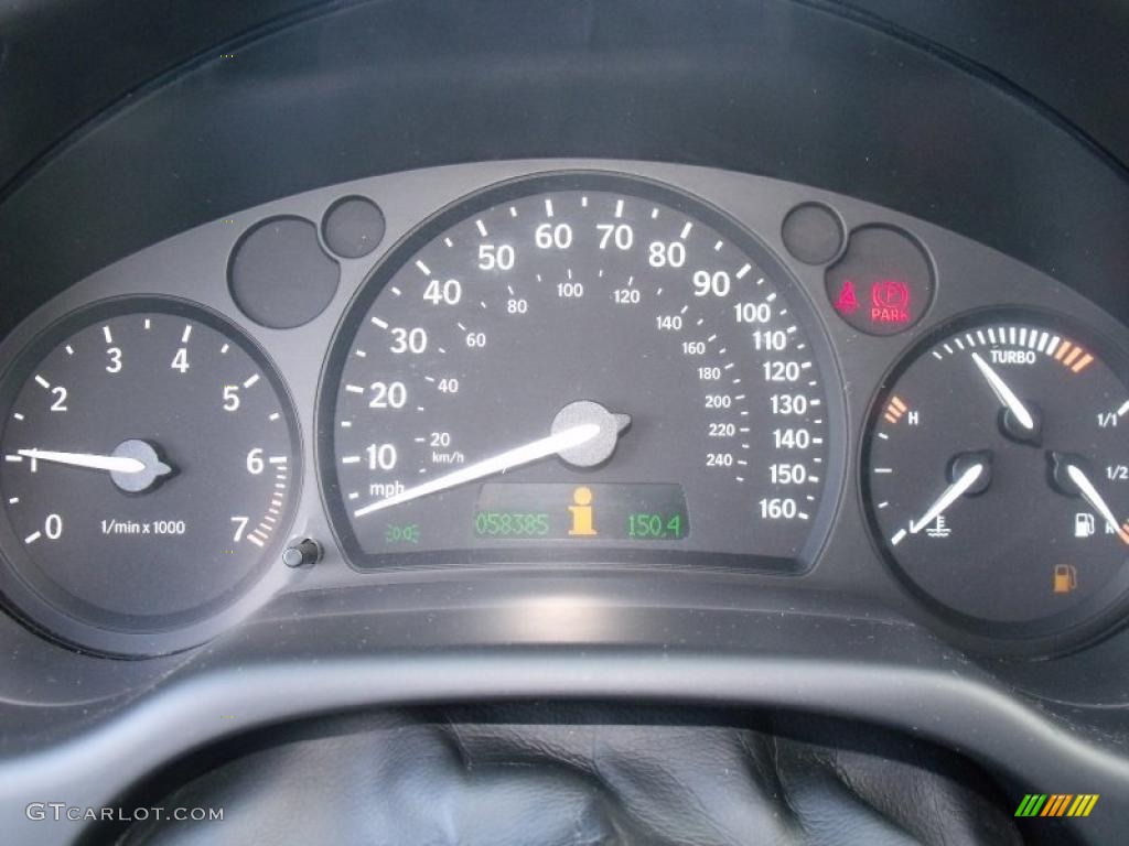 2003 Saab 9-3 Linear Sport Sedan Gauges Photo #39699430