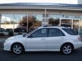 2007 Satin White Pearl Subaru Impreza 2.5i Wagon  photo #2