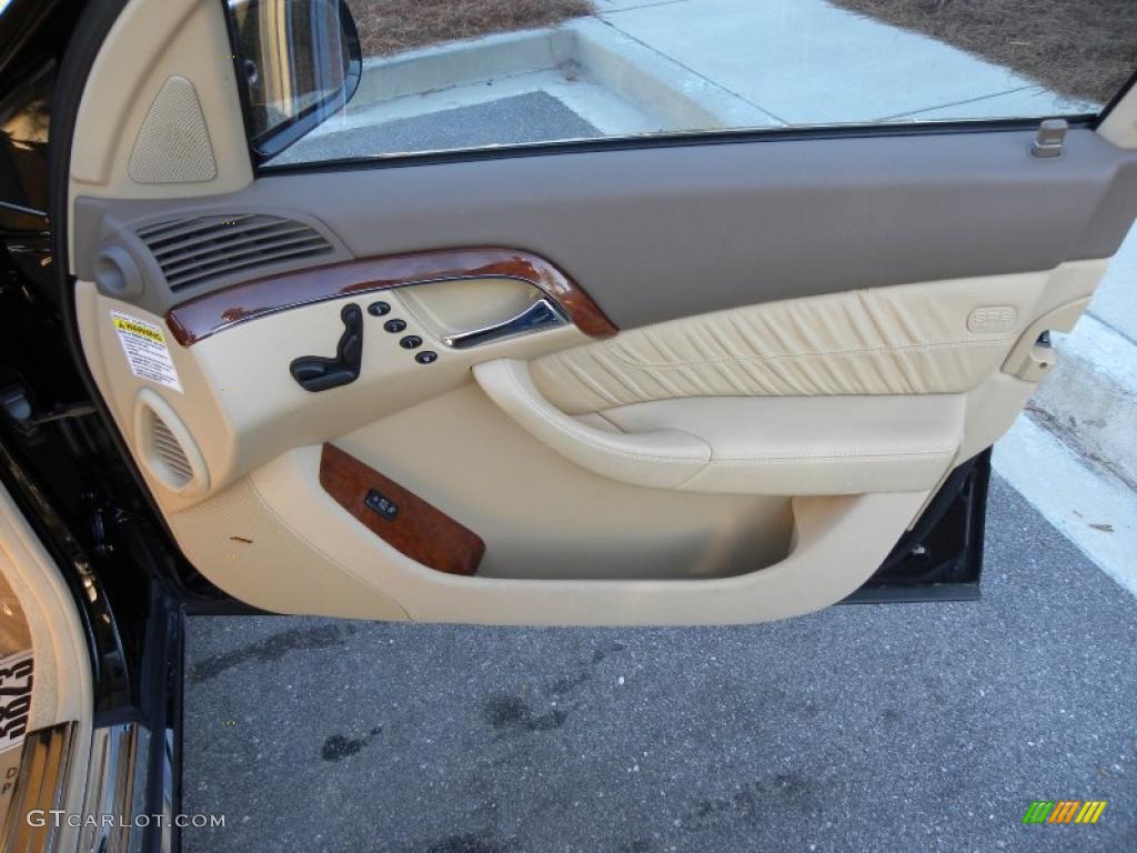 2005 Mercedes-Benz S 430 Sedan Java Door Panel Photo #39700759