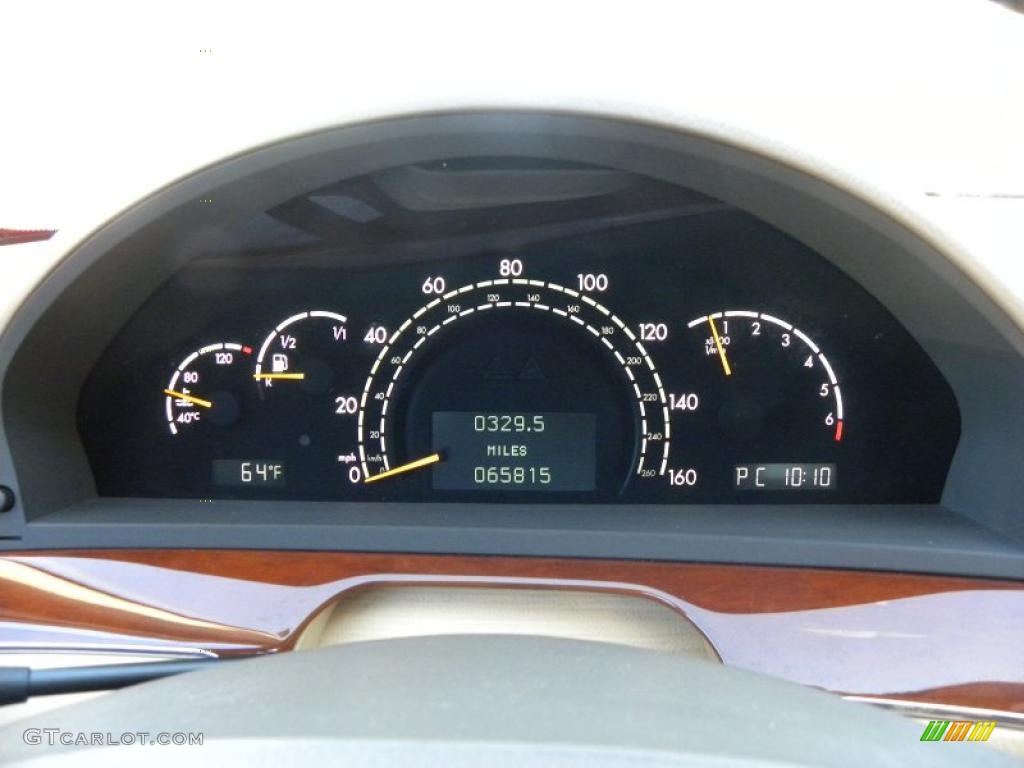 2005 Mercedes-Benz S 430 Sedan Gauges Photo #39701076
