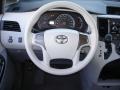 Light Gray 2011 Toyota Sienna Standard Sienna Model Steering Wheel