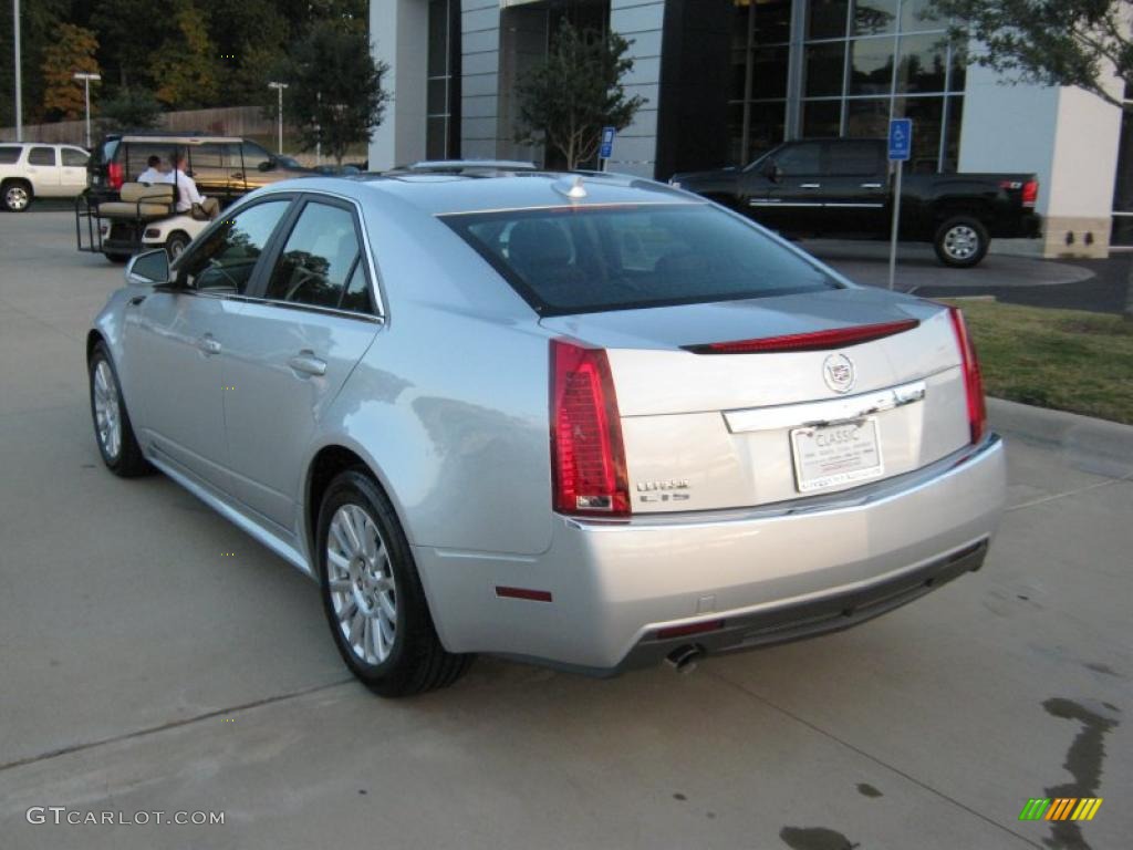 2011 CTS 3.0 Sedan - Radiant Silver Metallic / Ebony photo #3