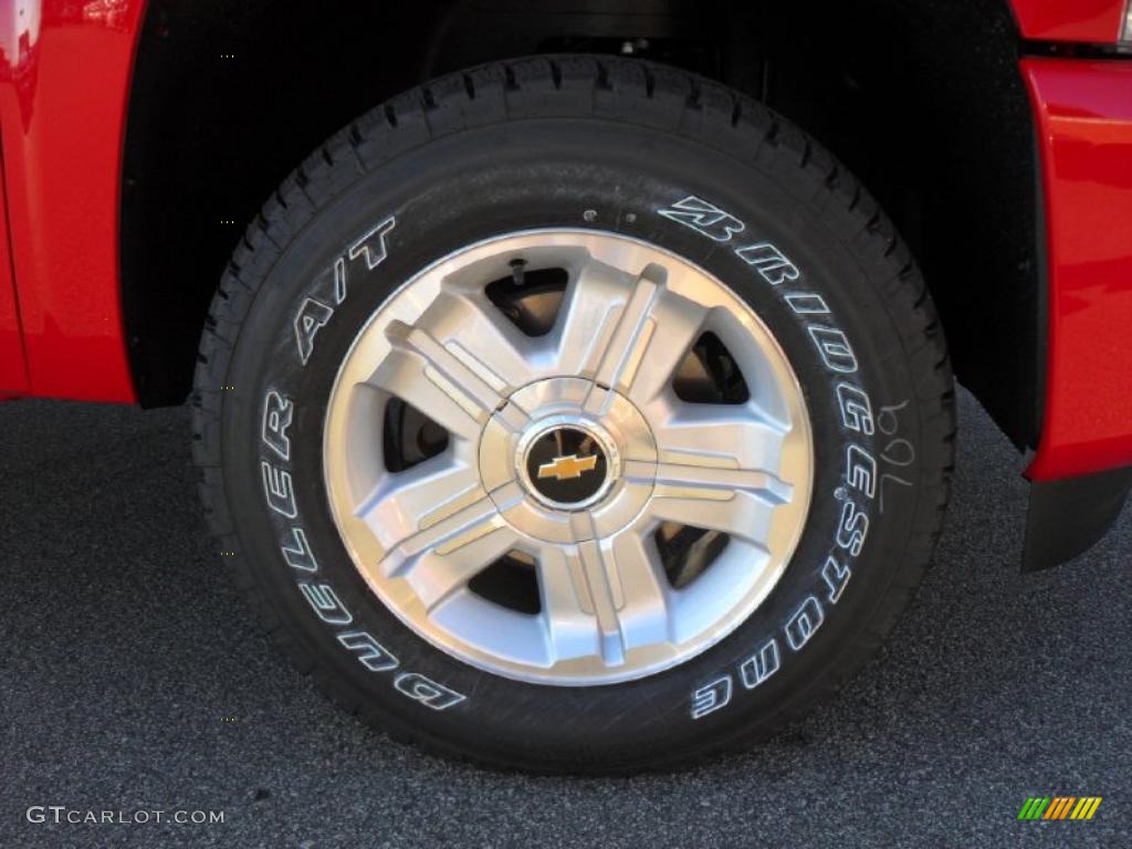 2011 Chevrolet Silverado 1500 LT Crew Cab 4x4 Wheel Photo #39702151