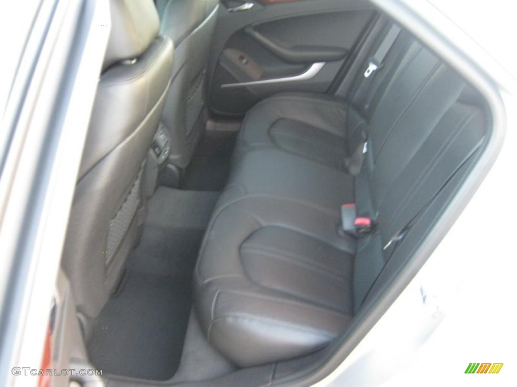 Ebony Interior 2011 Cadillac CTS 3.0 Sedan Photo #39702159
