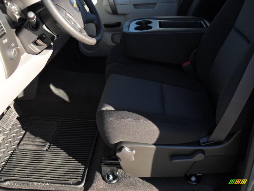 2011 Silverado 1500 Regular Cab - Blue Granite Metallic / Dark Titanium photo #6