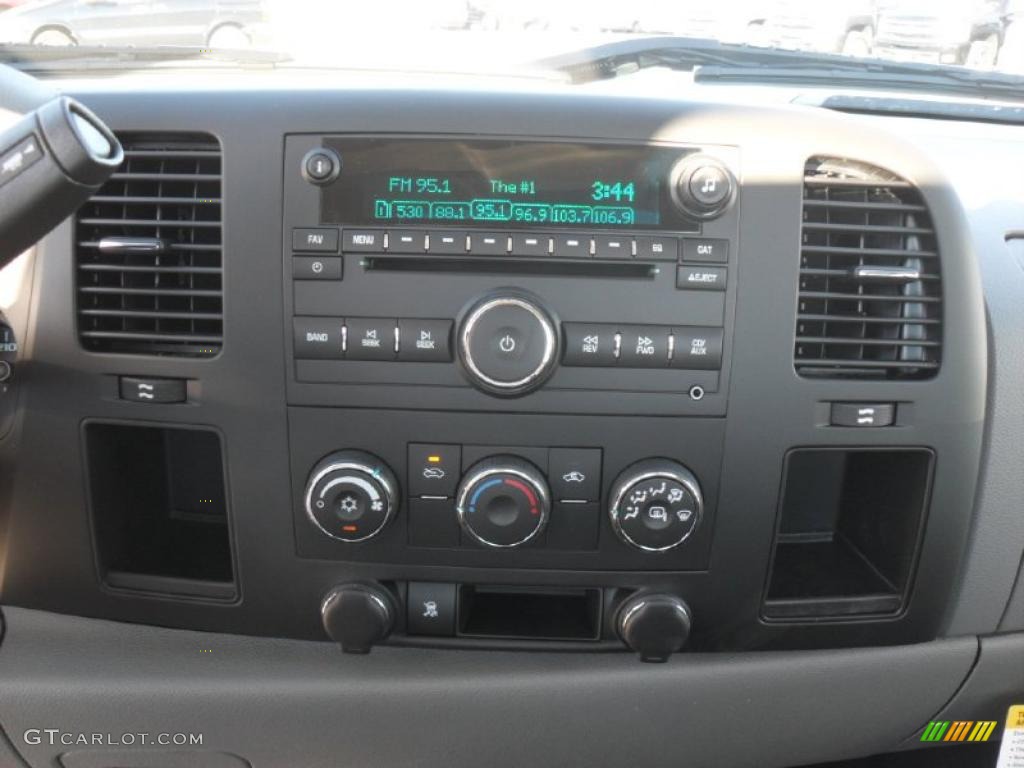 2011 Silverado 1500 Regular Cab - Blue Granite Metallic / Dark Titanium photo #11