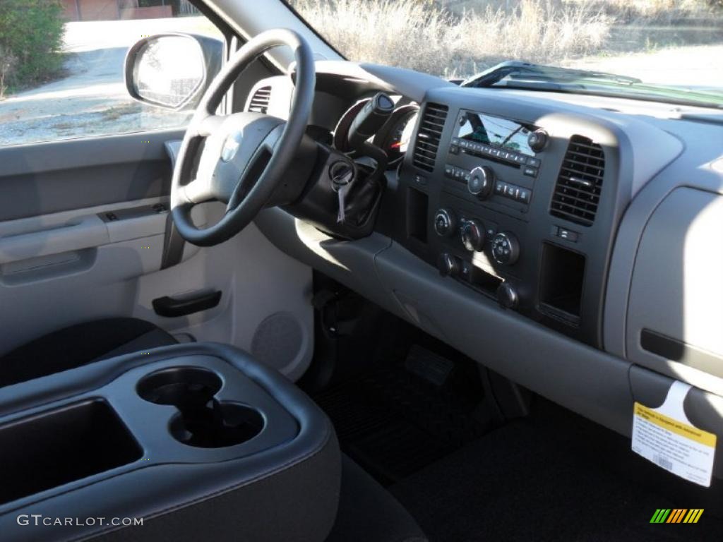 2011 Silverado 1500 Regular Cab - Blue Granite Metallic / Dark Titanium photo #17