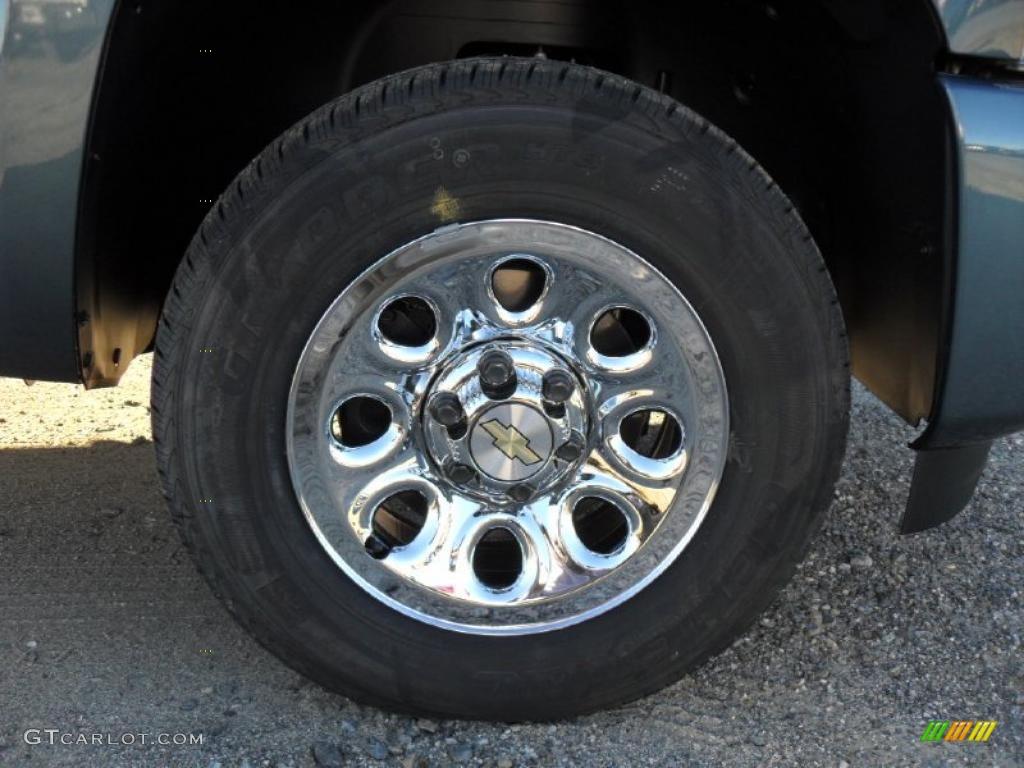 2011 Silverado 1500 Regular Cab - Blue Granite Metallic / Dark Titanium photo #20