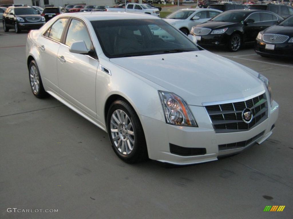 White Diamond Tricoat 2011 Cadillac CTS 3.0 Sedan Exterior Photo #39702915