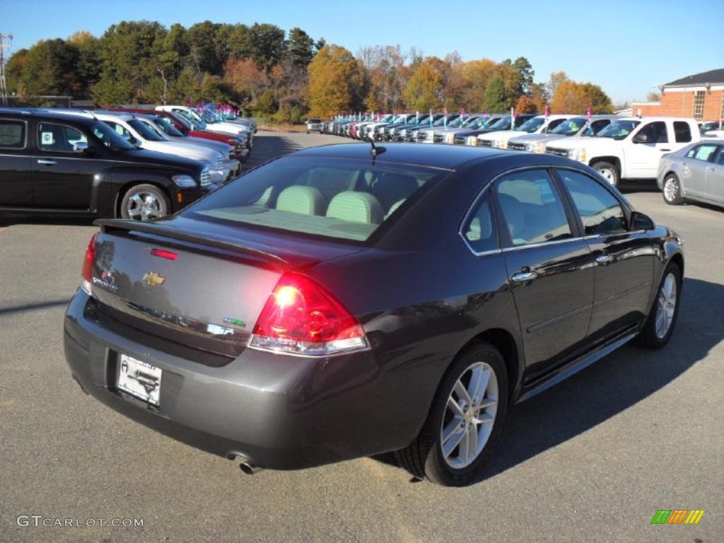 2011 Impala LTZ - Cyber Gray Metallic / Gray photo #4