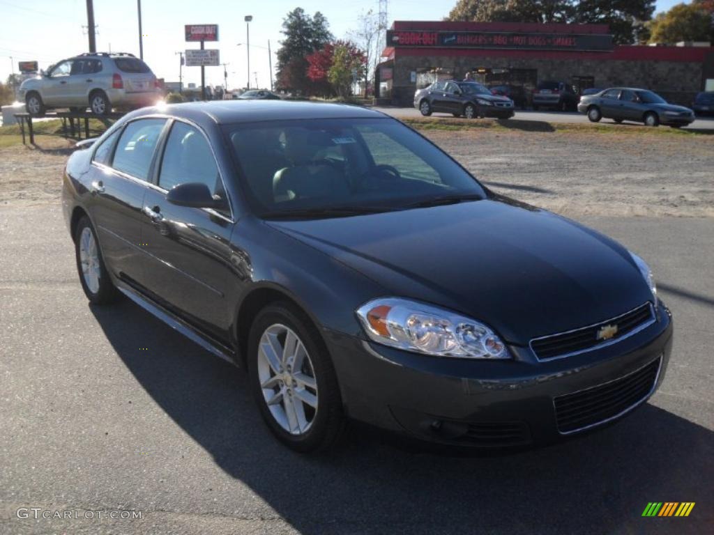2011 Impala LTZ - Cyber Gray Metallic / Gray photo #5