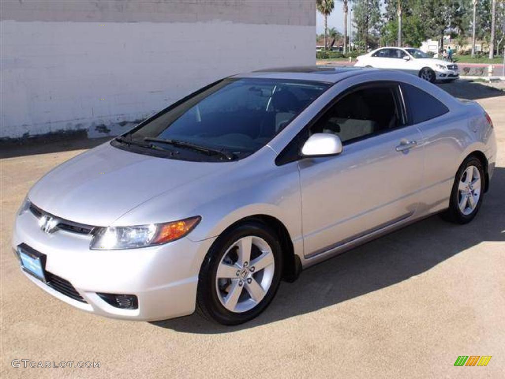 2006 Honda civic coupe silver #3