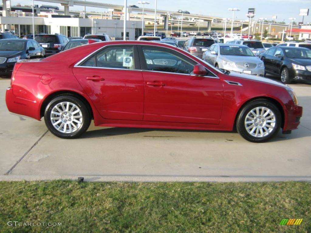 Crystal Red Tintcoat 2011 Cadillac CTS 3.0 Sedan Exterior Photo #39703327