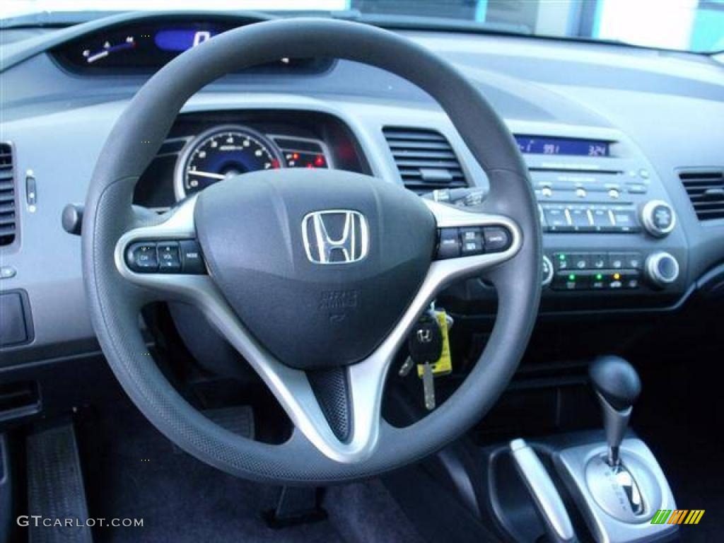 2006 Honda Civic EX Coupe Black Dashboard Photo #39703479