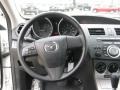 Black 2011 Mazda MAZDA3 i Sport 4 Door Steering Wheel