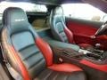 Ebony Black/Red 2011 Chevrolet Corvette Z06 Interior Color