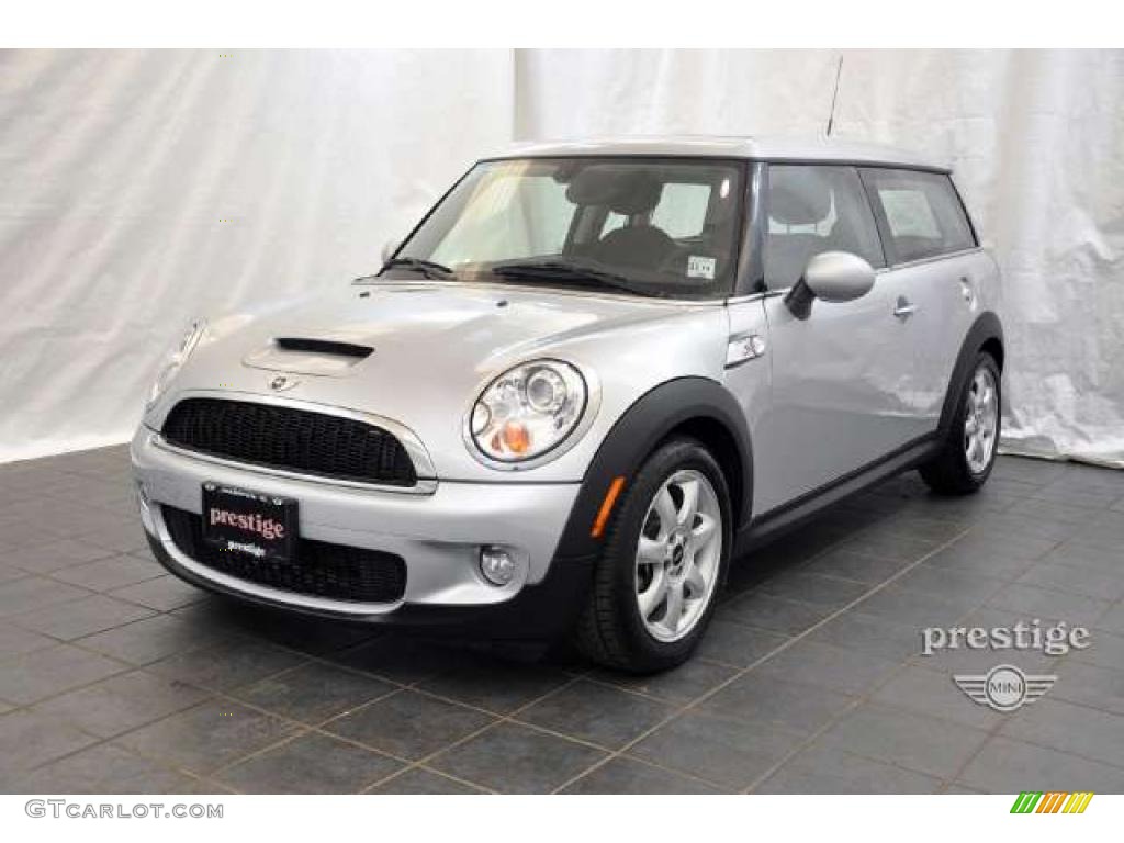 2010 Cooper Hardtop - Pure Silver Metallic / Rooster Red Leather/Carbon Black photo #1
