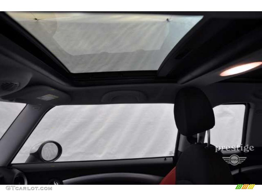 2010 Cooper Hardtop - Pure Silver Metallic / Rooster Red Leather/Carbon Black photo #11