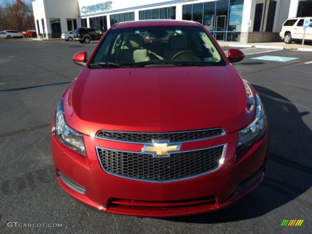 Crystal Red Metallic Tintcoat 2011 Chevrolet Cruze LT Exterior Photo #39705747