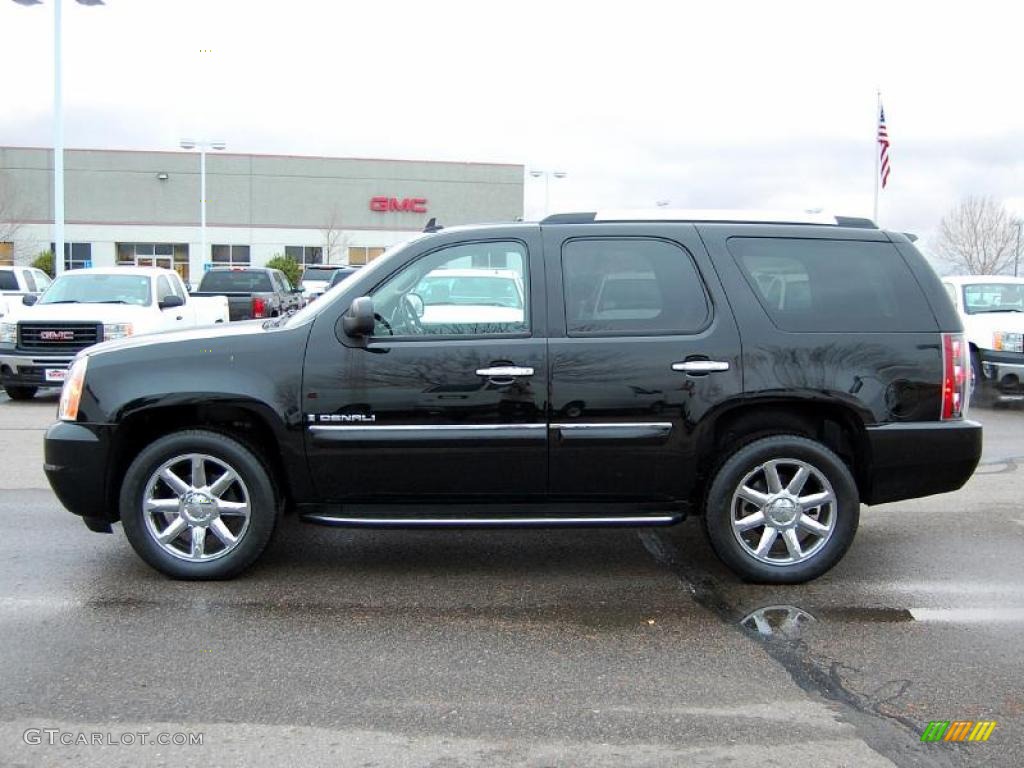 Onyx Black 2008 GMC Yukon Denali AWD Exterior Photo #39705767