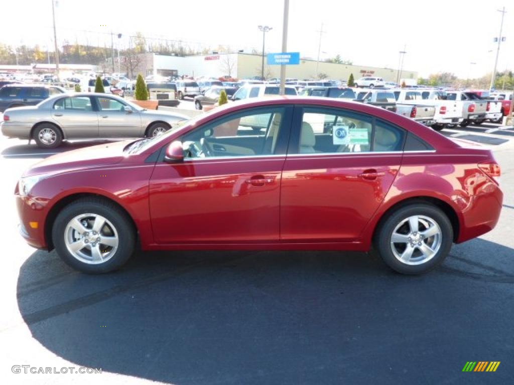 Crystal Red Metallic Tintcoat 2011 Chevrolet Cruze LT Exterior Photo #39705775