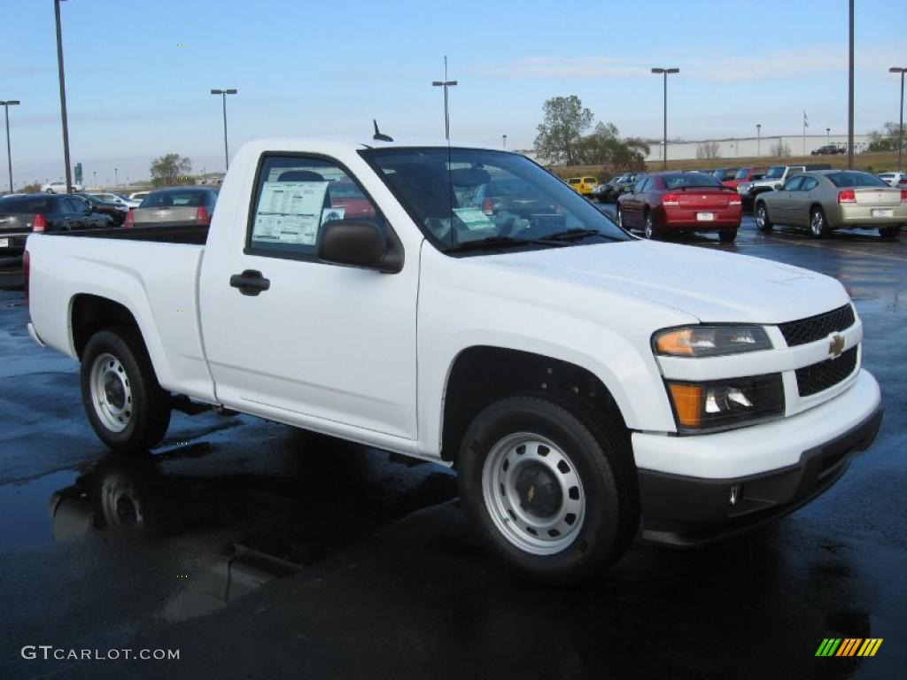 Summit White 2011 Chevrolet Colorado Work Truck Regular Cab Exterior Photo #39706588