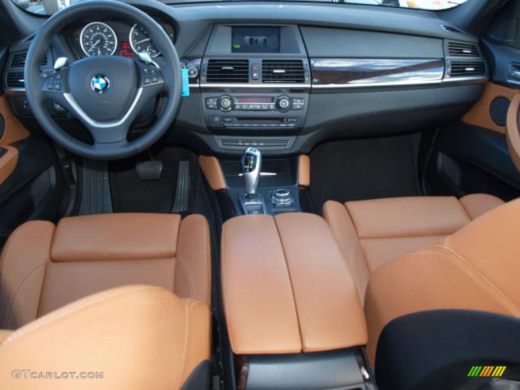 Saddle Brown Interior 2010 BMW X6 xDrive35i Photo #39706635